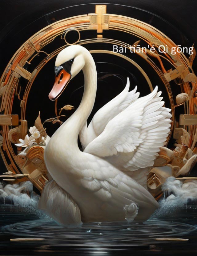 posture cygne blanc  